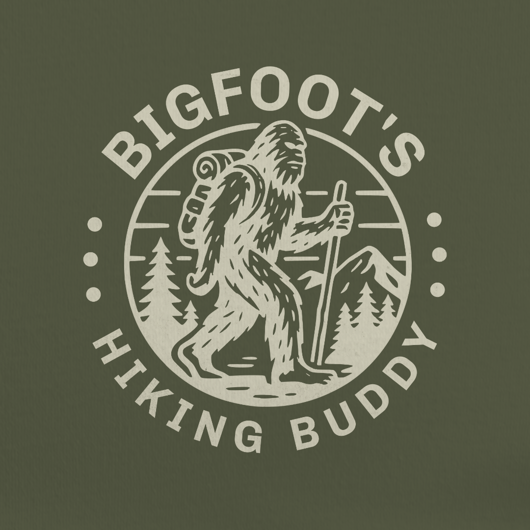 Bigfoots Hiking Buddy Tee