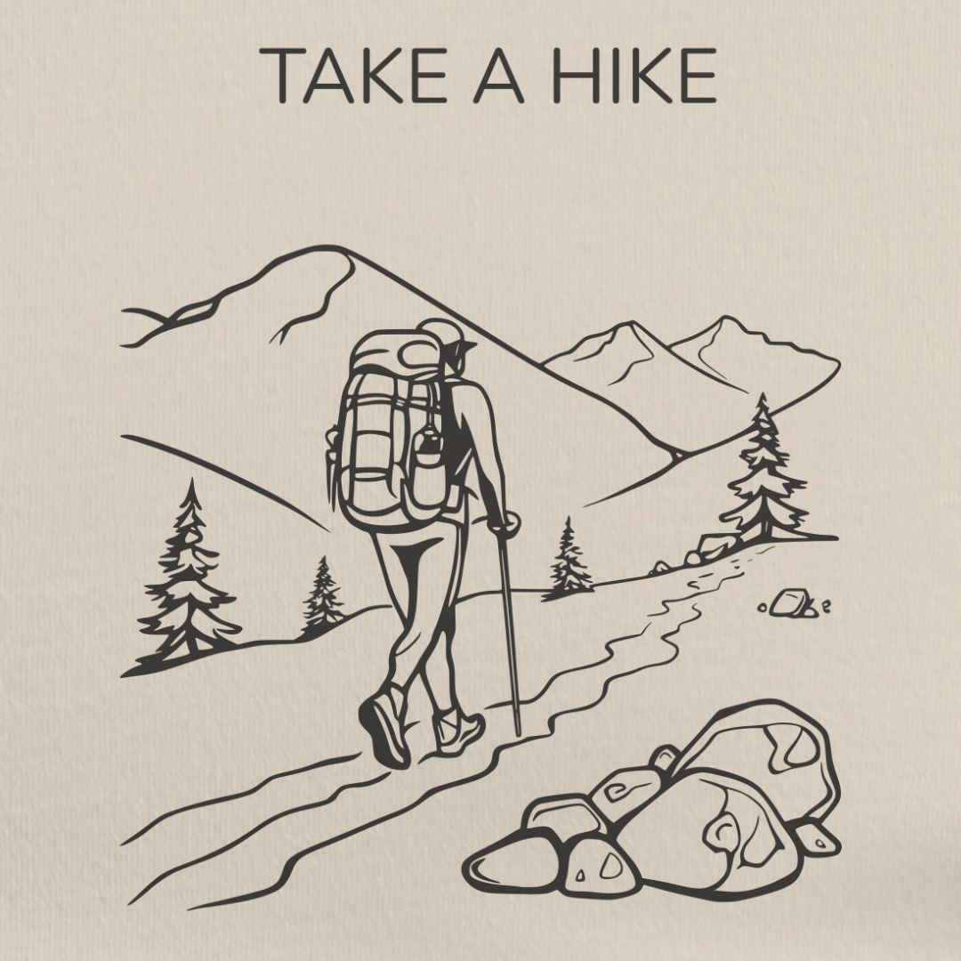 Take a Hike Uphill Tee
