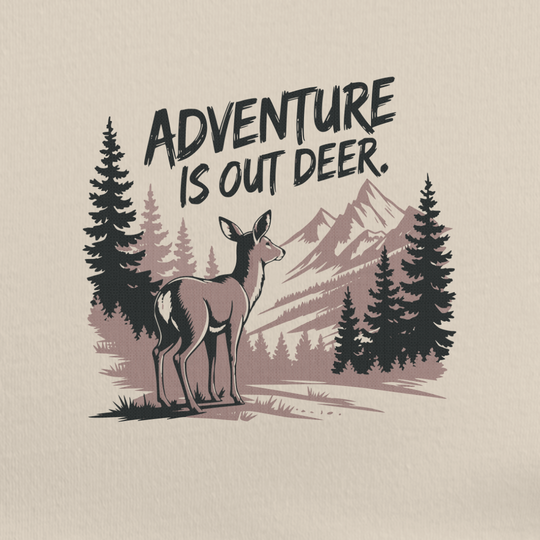 Adventure is Out Deer Tee