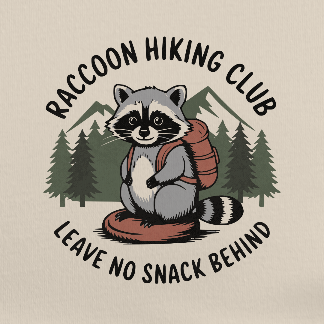 Raccoon Hiking Club Tee