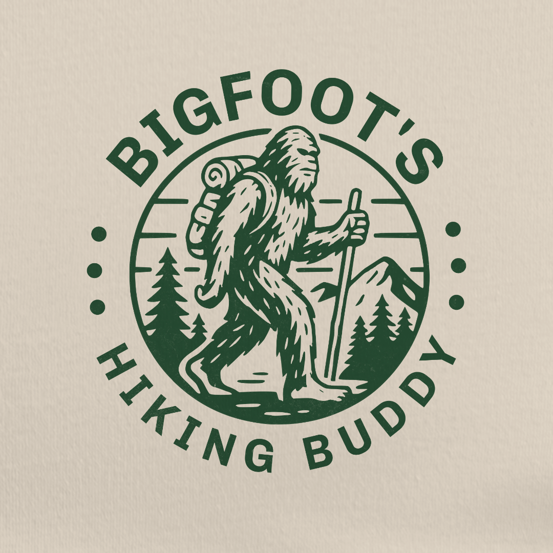 Bigfoots Hiking Buddy Tee