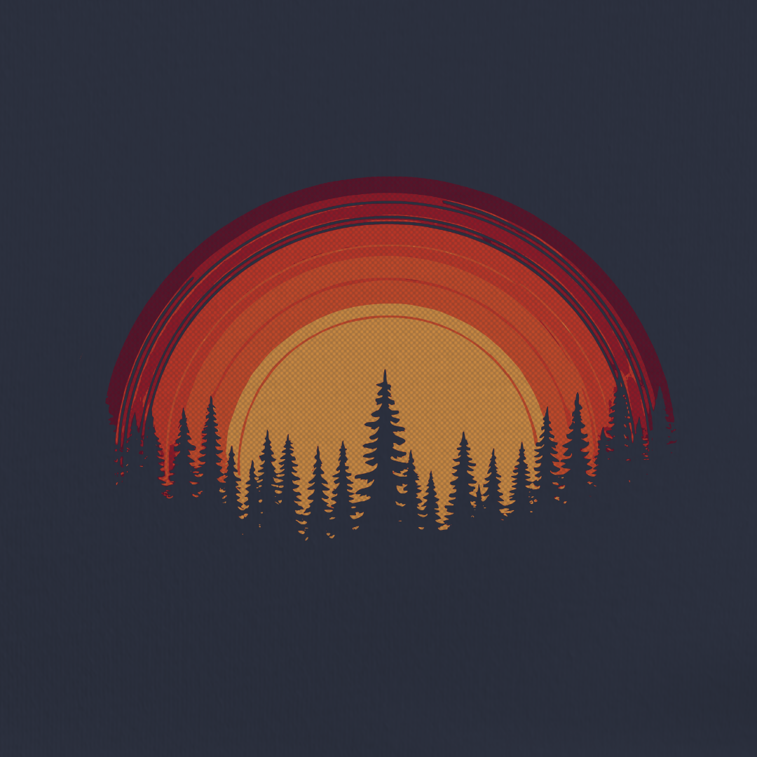 Forest Sunset Tee
