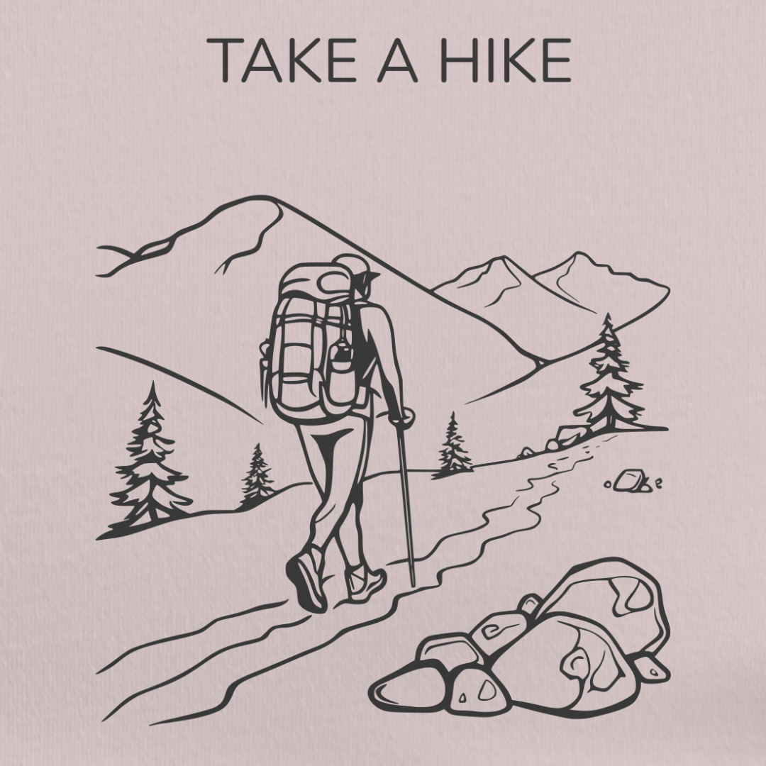 Take a Hike Uphill Tee