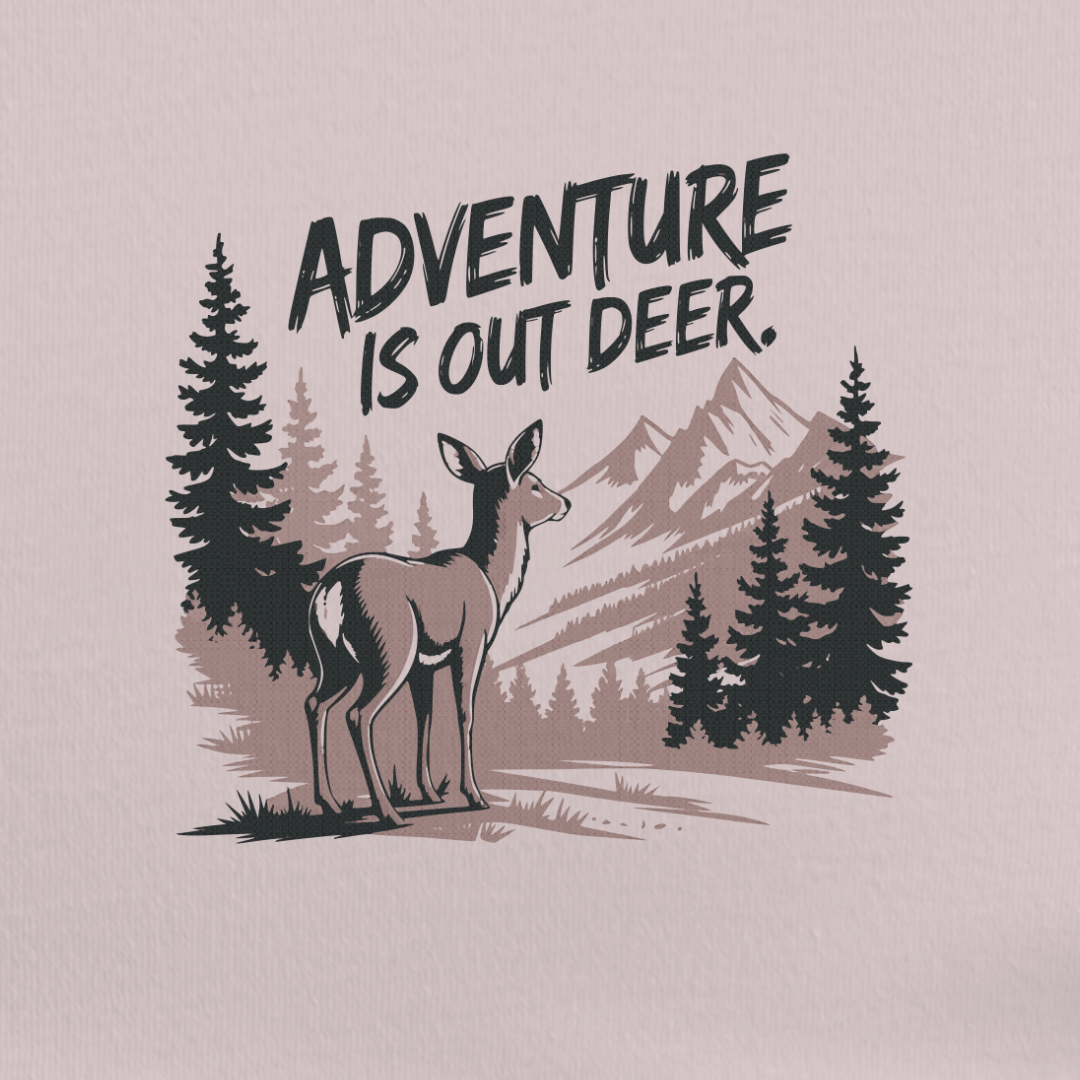 Adventure is Out Deer Tee