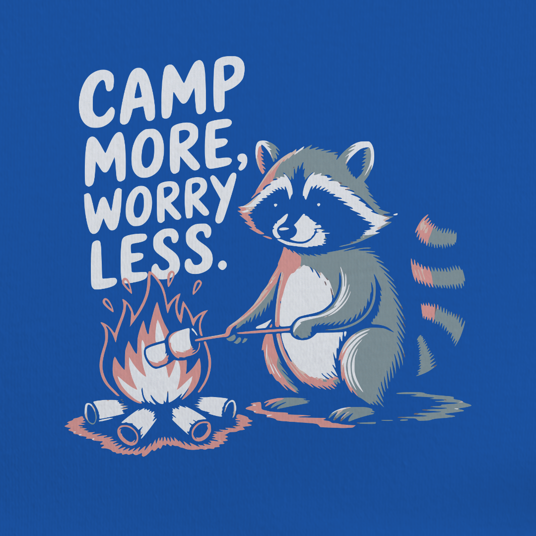 Camp More Worry Less Tee