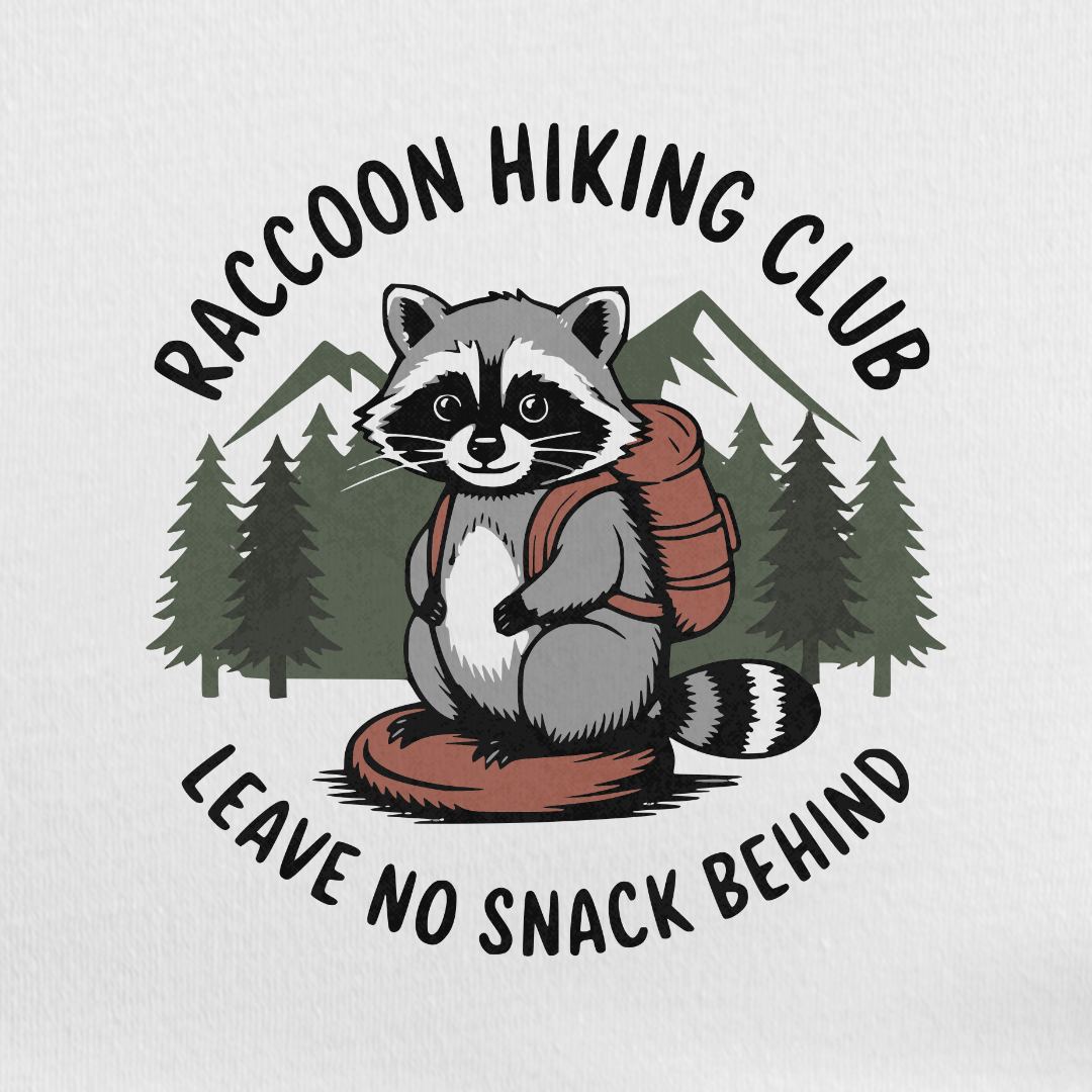 Raccoon Hiking Club Tee