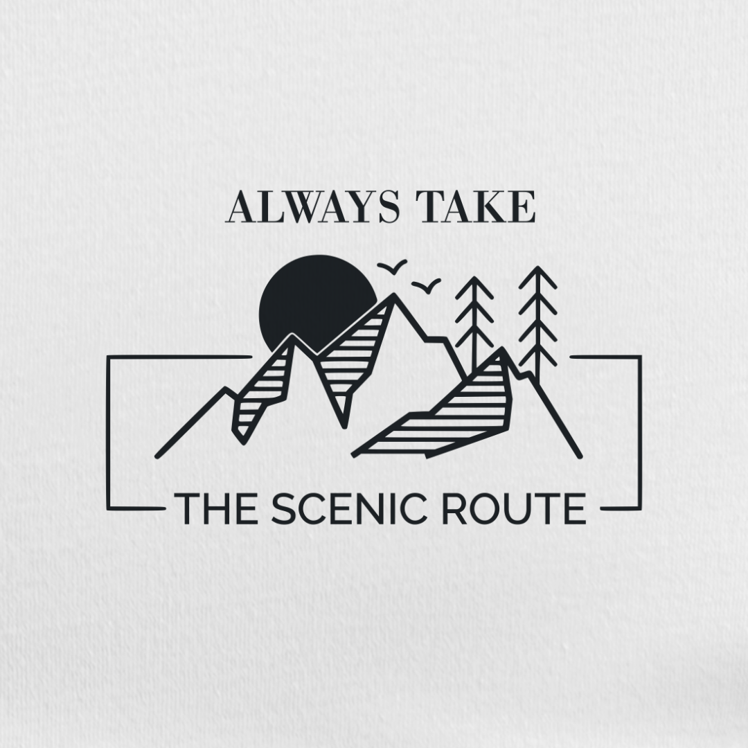 Always Take The Scenic Route Tee