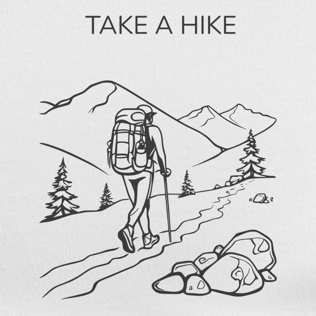 Take a Hike Uphill Tee