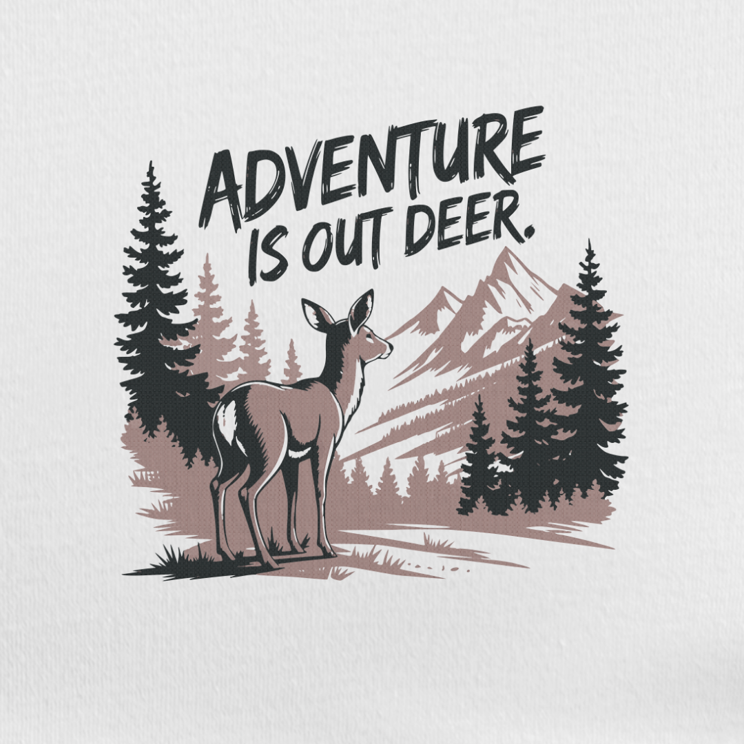 Adventure is Out Deer Tee
